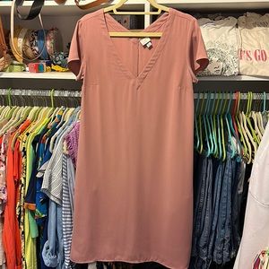 A Day shift dress - Mauve - size M